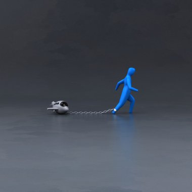 Uçağın yükünü simgesiyle