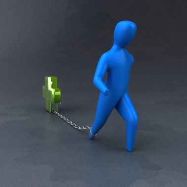 Yük sembolü ile çapraz