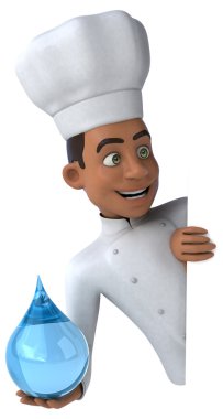 su damlası elinde Şef