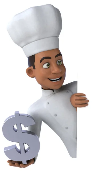 Chef tenant signe dollar — Photo
