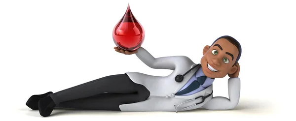 Doctor holding drop — Stock Photo, Image