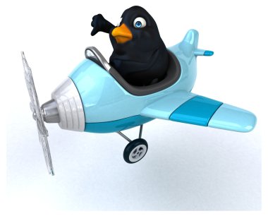 komik karikatür kuş