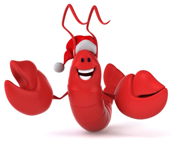 Zabawny red Lobster — Zdjęcie stockowe