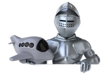  Ortaçağ Şövalyesi holding uçak