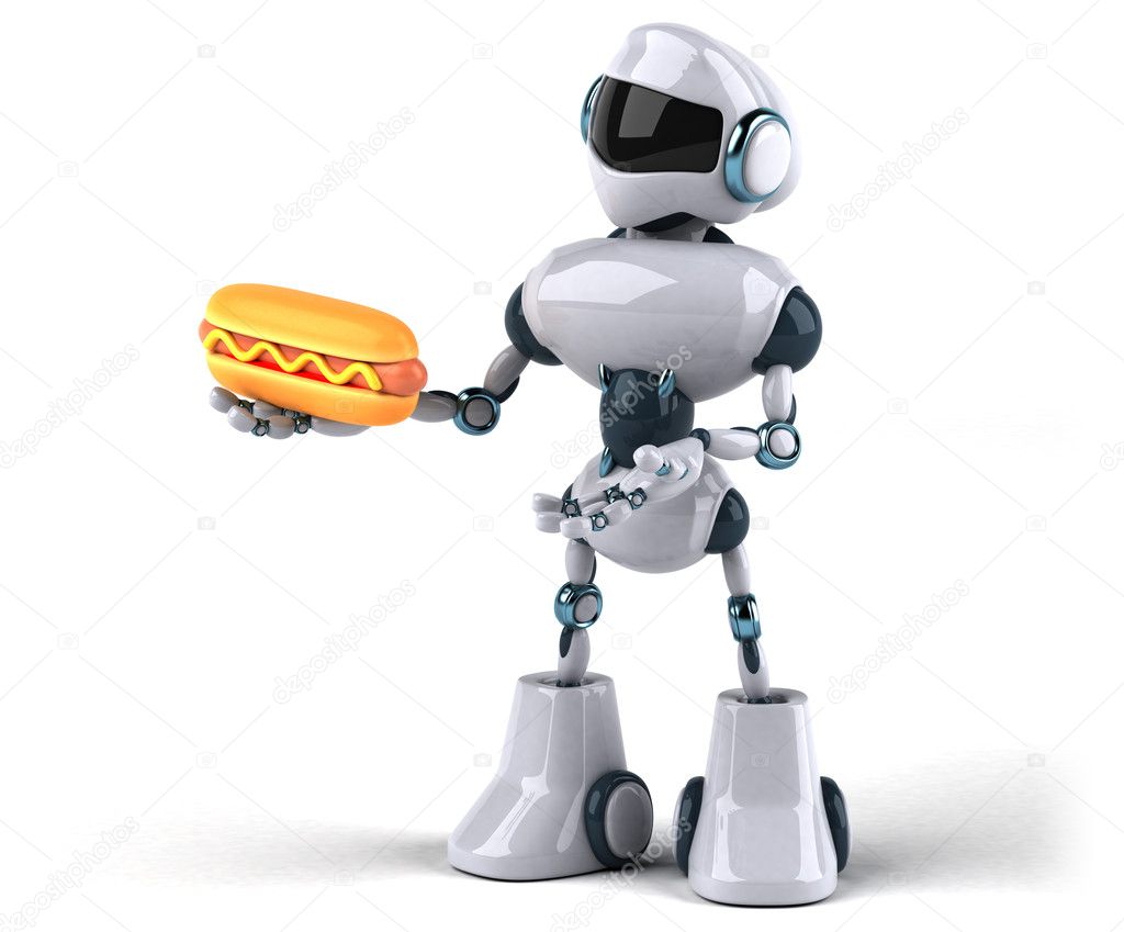 hot dog robot