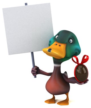 komik karikatür holding yumurta