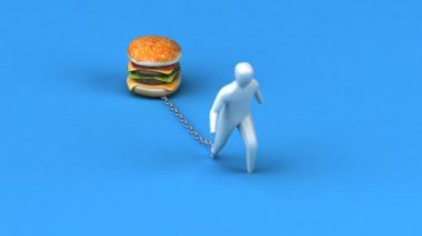 Hamburger ile yük sembolü