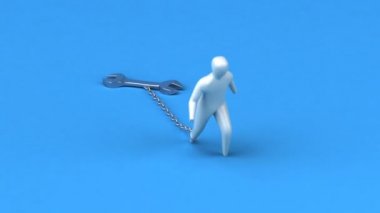 Yük sembolü ile onarım aracı 