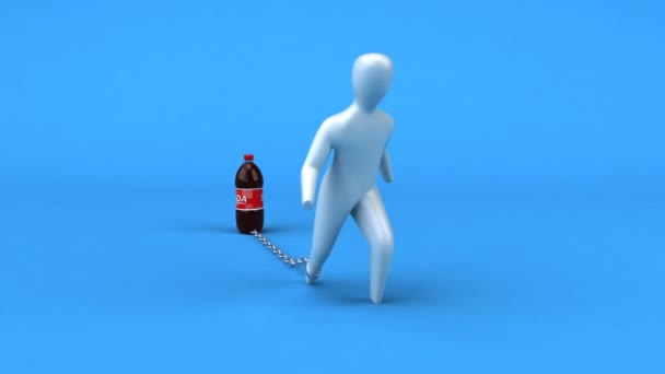 Soda ile yük sembolü — Stok video