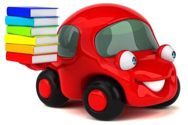 Grappige auto bedrijf boeken — Stockfoto