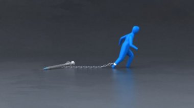 Şırınga ile yük sembolü