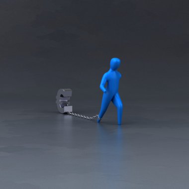 Euro simgesiyle yük