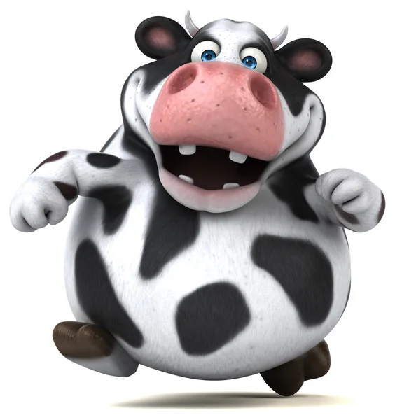 Cartoon cow dancing — Stock Photo, Image