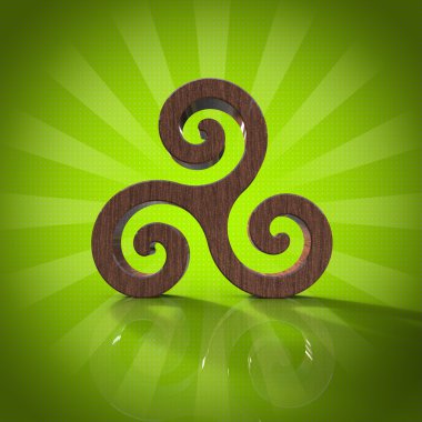 Triskel, symbol  - Illustration