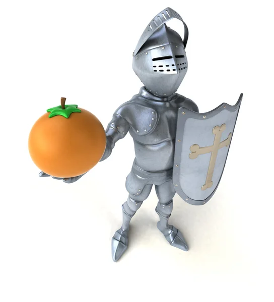 中世纪的骑士橙 — 图库照片