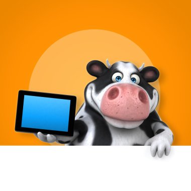  bilgisayar masa tutarak inek