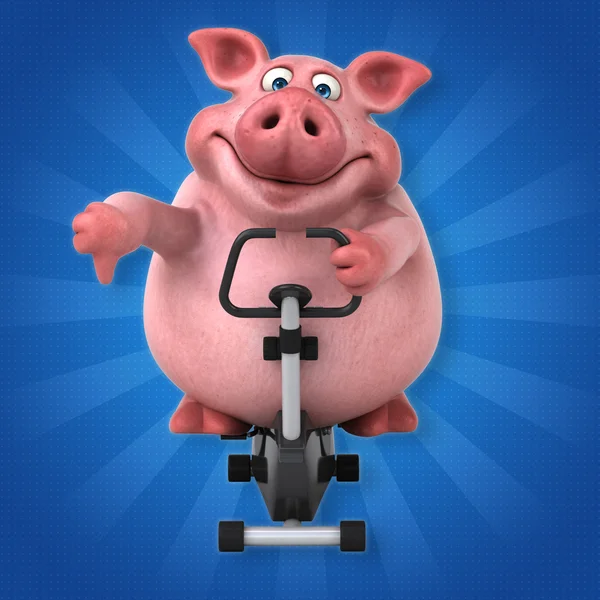スポーツ自転車を豚します。 — ストック写真