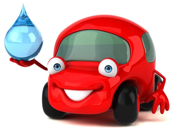 Leuke auto bedrijf waterdruppel — Stockfoto