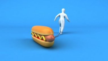 Hotdog simgesiyle yük