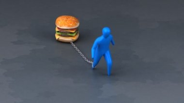 Hamburger ile yük sembolü