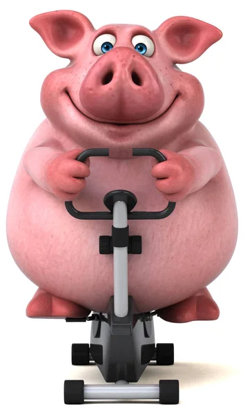 Funny pink pig — Stock Photo, Image
