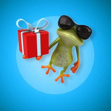 Kurbağa holding Hediyelik 