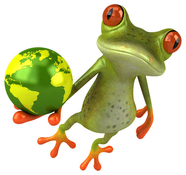 Смешная мультяшная планета
 