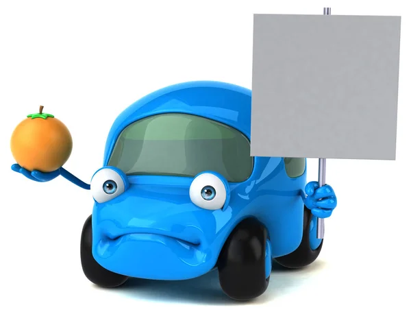 楽しい車保有オレンジ — ストック写真