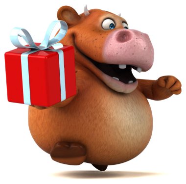 Komik inek holding Hediyelik