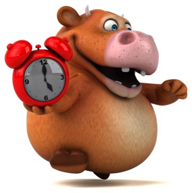 Komik inek holding saat