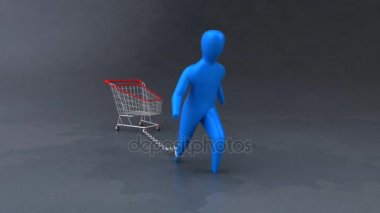 Alışveriş sepeti ile yük sembolü