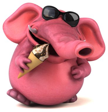 fil holding dondurma  