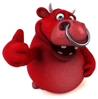 komik kırmızı boğa 