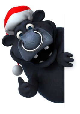 Komik boğa holding kartı 