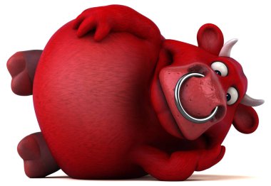 komik karikatür boğa 