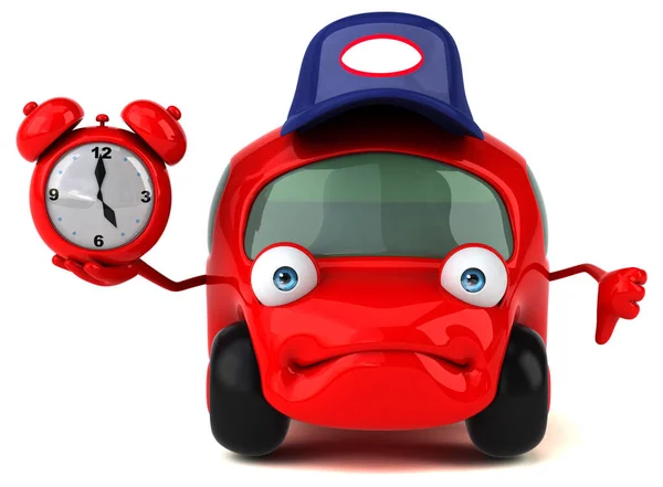 Divertido reloj de retención de coche —  Fotos de Stock