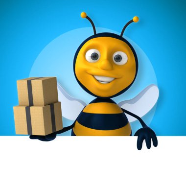 Komik arı holding kutuları