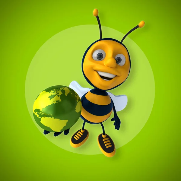 재미 있는 꿀벌 지주 행성 — 스톡 사진