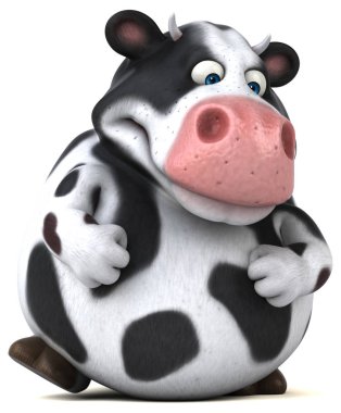 komik karikatür inek 