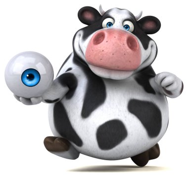 Eğlenceli inek holding göz 