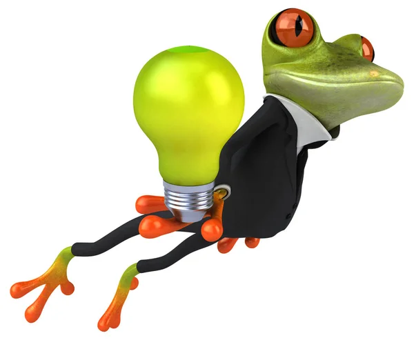 개구리 지주 램프 — 스톡 사진