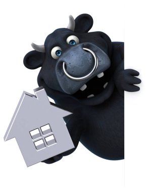 çizgi film karakteri holding evi