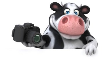  çizgi film karakteri holding kamera 