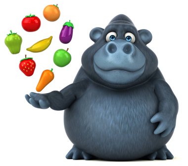 Komik goril holding gıda 