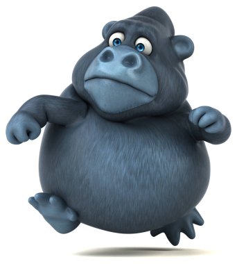 Komik goril yürüyüş 