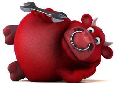 Kırmızı boğa holding İngiliz anahtarı 