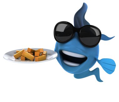 Eğlenceli balık ve cips