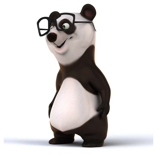 戴眼镜的熊猫 — 图库照片
