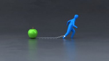 apple ile yük adam