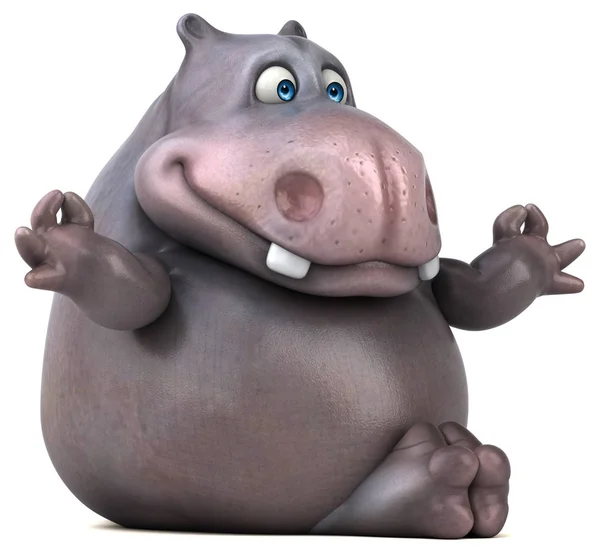 Fun hippo model — Stock Photo, Image